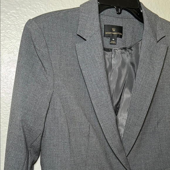 Women's Gray Blazer - Picture 5 of 8